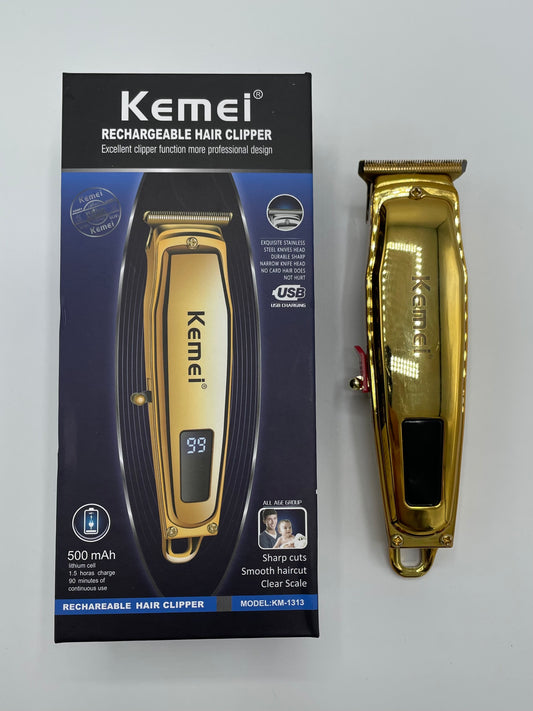 Kemei أداة حلاقة 4 رؤوس ومشط
